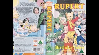 Rupert The Birthday Video 1985 UK VHS [upl. by Yssep]