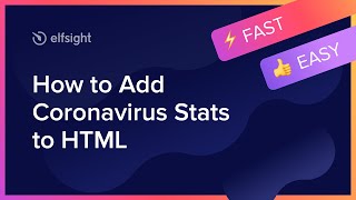 How to Add Coronavirus Stats to HTML [upl. by Amuwkuhc]