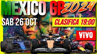 🔴 F1 🏁VIVO🏎️  MEXICO 2024  CLASIFICACION  Live Timing f1 colapinto [upl. by Huxley]