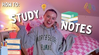 How to Write the Best Study Notes ✍️📚 for Leaving Cert amp Junior Cert Success 🎯 [upl. by Justin220]