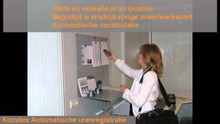 Urenregistratie met barcodescanners [upl. by Marcy875]