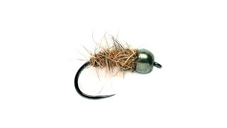 Hares Ear Black Tungsten Beadhead Barbless from Fulling Mill [upl. by Perrine]