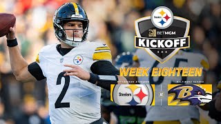 Steelers Kickoff Week 18 at Ravens  Pittsburgh Steelers [upl. by Aicssej]