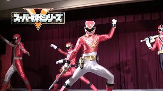 【スーパー戦隊】レッドヒーローショーin世界の大温泉スパワールド②ゴセイジャー シンケンジャー☆ゲキレンジャー ゴーオンジャー ボウケンジャー 新今宮駅 Super Sentai Red Heroes [upl. by Pierre]