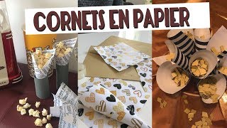 DIY 8   Cornets en Papier  ♡ [upl. by Rorrys458]