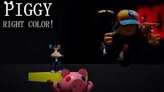 ROBLOX PIGGY BUILD MODE  STEP ON THE RIGHT COLOR MADNESS ft Xanderblox [upl. by Obidiah918]