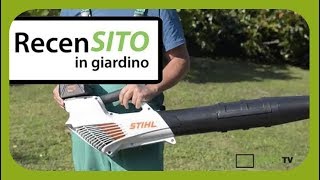 Prova soffiatore a batteria Stihl [upl. by Layor]