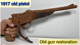 Old gun restoration 1917 model  303 bore gun restoration [upl. by Eolc]