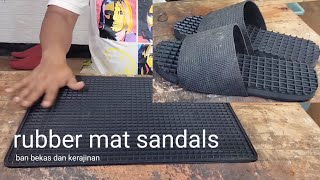 rubber mat sandals [upl. by Kinnard]