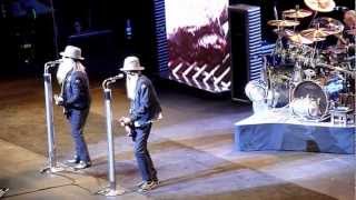 ZZ TOP live StagesBeer Drinkers Hell Raisers BELL CENTER Montreal 2012 [upl. by Ylrehc870]