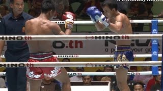 Muay Thai  Kongsak vs Penake  New Lumpini Stadium 8th August 2014 [upl. by Niltag]