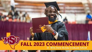 MSU Texas Graduate School Commencement Live Version [upl. by Wager]