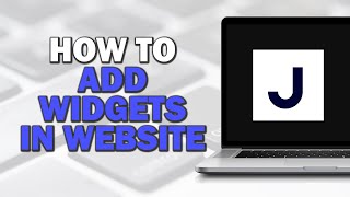 How To Add Widgets in Jimdo Website Easiest Way​​​​​​​ [upl. by Ecnadnac]