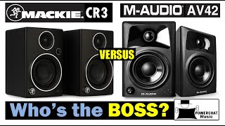 Mackie CR3 vs MAudio AV42 Which is Best [upl. by Manfred]