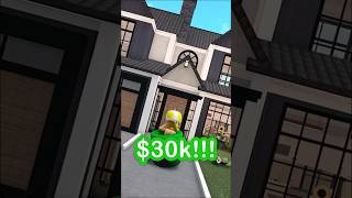 building a 30k bloxburg house 2 story😍 bloxburg roblox shorts robloxbloxburg [upl. by Ynnor]