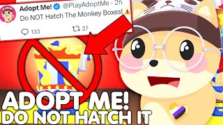 ⚠️BEWARE NEVER HATCH CAPUCHIN MONKEY BOX BECAUSE OF THIS…😱🔥MUST WATCH ADOPT ME ROBLOX [upl. by Rosenblast]