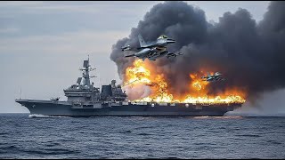 2 MINUTES AGO Ukrainian F16 pilots destroy Russian aircraft carrier containing 35 secret jets [upl. by Derrick652]