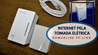 Tenha WiFi pela casa inteira através da rede elétrica  Conheça o Powerline TPLink [upl. by Rimidalv]