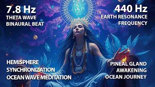 440 Hz Earth Resonance Meditation Creating a 78 Hz Hemi Sync Binaural Beat [upl. by Darci58]