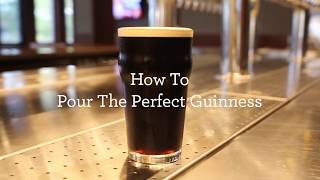 How To Pour The Perfect Guinness  4 Steps to the Perfect Pour [upl. by Lalib]