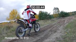 Time Laps Moto Husqvarna TE 610 [upl. by Amsirac]