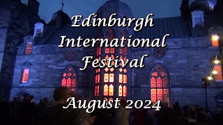 Edinburgh International Festival Opening Event Aug 2024 [upl. by Ainig]