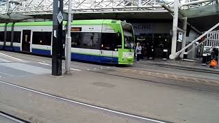 CR4000 Flexity Swift 2548 London Tramlink Leaving at East Croydon for Elmers End [upl. by Tima]