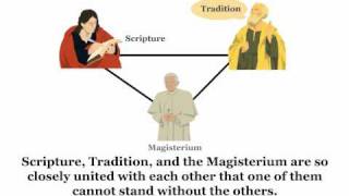 17 What is the relationship between Scripture Tradition and the Magisterium [upl. by Arleta813]