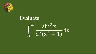 Solving improper integral using Feynmans technique and Laplace transform [upl. by Neitsirk]