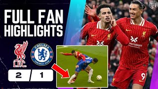 Liverpool GO TOP Sancho PENALTY Liverpool 21 Chelsea Highlights [upl. by Siuraj]