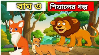 পাগলা বাঘের বাচ্চা খেয়ে ফেলল শিয়াল । Siyaler Cartoon। Bangla Cartoon । শিয়াল ও বাঘের গল্প [upl. by Ened218]