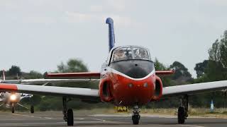 Jet Provost T3 XN637 landing at North Weald [upl. by Smalley]