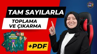 7 Sınıf Matematik Tam Sayılarda Toplama ve Çıkarma  Soru Çözümü PDF [upl. by Adohr721]