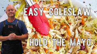 Tangy Vinegar Coleslaw Recipe No Mayo Coleslaw [upl. by Atiek]