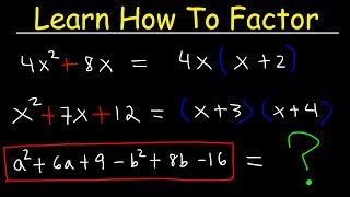 Factoring Trinomials amp Polynomials Basic Introduction  Algebra [upl. by Aitra703]