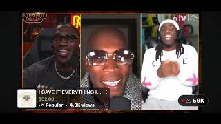 Kai Cenat Joins Night Cap W Shannon Sharpe amp Ocho Cinco [upl. by Eartha]