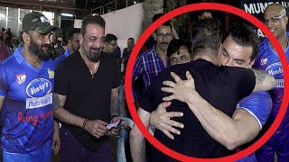 Sanjay Dutt Breaks Down amp HUGS Salman Khans Brother Sohail Khan Tightly In Public [upl. by Oliric]