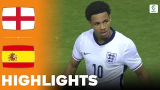 England vs Spain  Highlights  U17 European Championship 27052024 [upl. by Enerod]