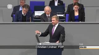 Christian Lindners Antwort auf Merkel [upl. by Samford617]