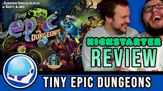 Tiny Epic Dungeons Review and Discussion  Kickstarter Review [upl. by Cia992]