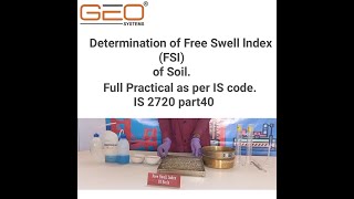 Determination of Free Swell Index of soilFull practical as per IS code 2720 part 40 [upl. by Salvatore]