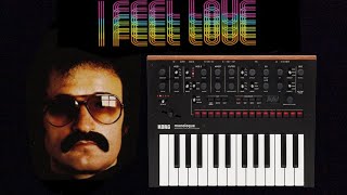 Moroder  I Feel Love Synth Style Tutorial Korg Monologue [upl. by Analahs]