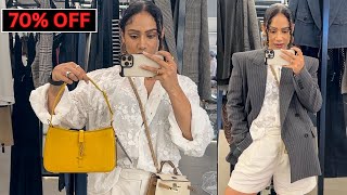 DESIGNER SALE TRY ON 70 OFF 🔥 COME SHOPPING WITH ME  Tiana Peri [upl. by Avle]