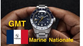 Yema GMT Navygraf Marine Nationale review [upl. by Rheims]