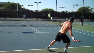 Tommy Haas Working Out With Nick Bollettieri wwwvidaloocom [upl. by Renick]