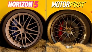 The Crew Motorfest vs Forza Horizon 5  Graphics Physics and Details Comparison [upl. by Llemhar]