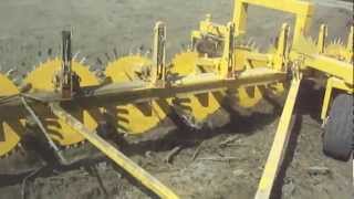 Alabama USA Stickrake Rock Rake Backing Up  Multi Farming Systems [upl. by Cahn778]