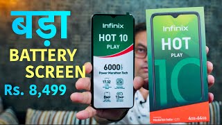 Infinix Hot 10 Play review  Big Battery Big Screen [upl. by Irish]