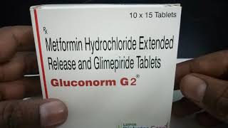 Gluconorm G2 Forte Tablet  Uses Sideeffects Review in hindi [upl. by Piscatelli]