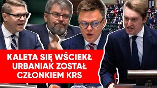 Kalecie puściły nerwy Wtargnął na mównice Urbaniak w KRS [upl. by Colley]